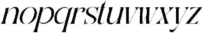 Bianoch otf (400) Font LOWERCASE