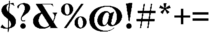 Biarritz Bold otf (700) Font OTHER CHARS