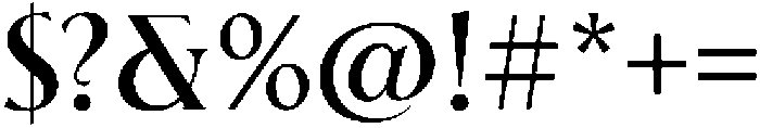 Biarritz Medium otf (500) Font OTHER CHARS