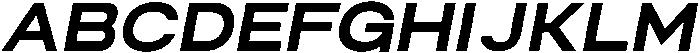 Biarty Bold Oblique otf (700) Font UPPERCASE