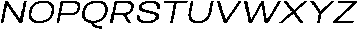 Biarty Oblique otf (400) Font UPPERCASE