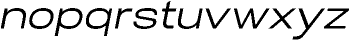 Biarty Oblique otf (400) Font LOWERCASE
