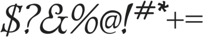 BibliaSerif-Italic otf (400) Font OTHER CHARS