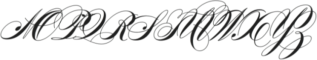 Bibliophile Script Bold otf (700) Font UPPERCASE