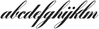 Bibliophile Script Bold otf (700) Font LOWERCASE