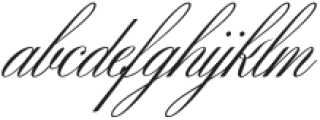 Bibliophile Script Regular otf (400) Font LOWERCASE