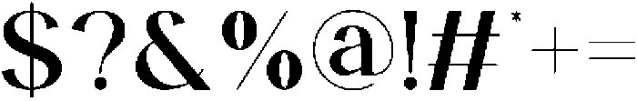 Biciha Regular otf (400) Font OTHER CHARS