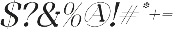 Bidgeto Italic otf (400) Font OTHER CHARS