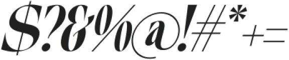 Bidqse Italic otf (400) Font OTHER CHARS