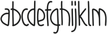 Biegen Regular otf (400) Font LOWERCASE