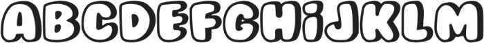 Big Boho Regular ttf (400) Font UPPERCASE