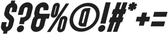 Big Bos Italic otf (400) Font OTHER CHARS