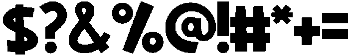 Big Boss otf (400) Font OTHER CHARS
