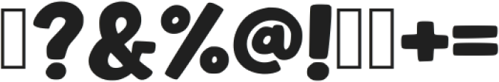 Big Bubble Regular otf (400) Font OTHER CHARS