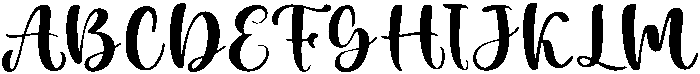Big Love Regular otf (400) Font UPPERCASE