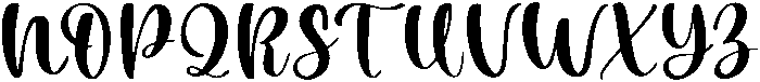 Big Love Regular otf (400) Font UPPERCASE
