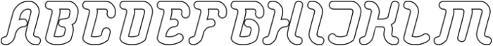 Big Mountain-Hollow otf (400) Font UPPERCASE