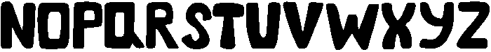 Big Scribble Regular otf (400) Font UPPERCASE