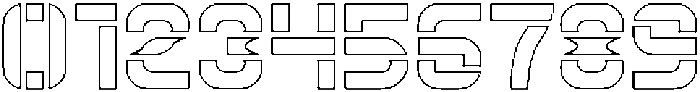 Big Space-Hollow otf (400) Font OTHER CHARS