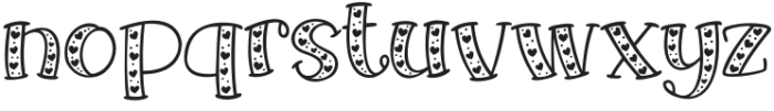 Big Sweetie otf (400) Font LOWERCASE