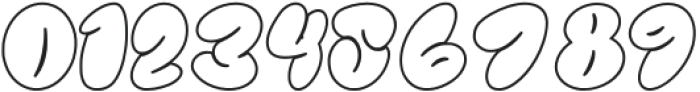 Big Vibe Outline otf (400) Font OTHER CHARS