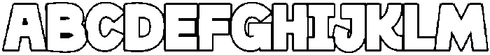 Big Zubo Outline otf (400) FONT