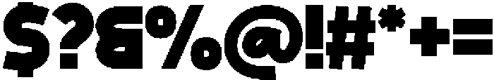 Big Zubo Regular otf (400) Font OTHER CHARS