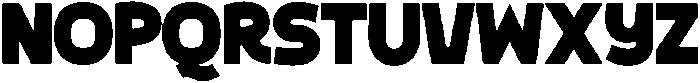 Big Zubo Regular otf (400) Font UPPERCASE