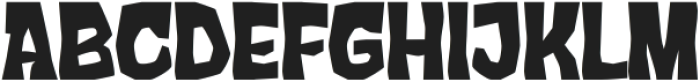 BigGigRegular otf (400) Font UPPERCASE