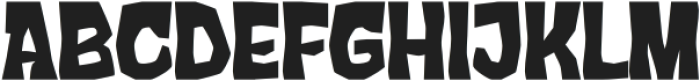 BigGigRegular otf (400) Font LOWERCASE