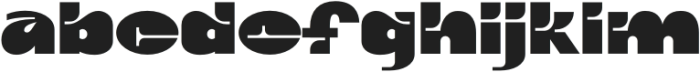 BigKoruc-Regular otf (400) Font LOWERCASE