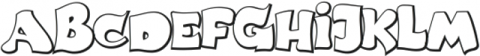 BigPartyC2Blue ttf (400) Font LOWERCASE