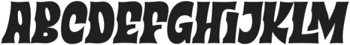 BigTiki-Italic otf (400) Font UPPERCASE