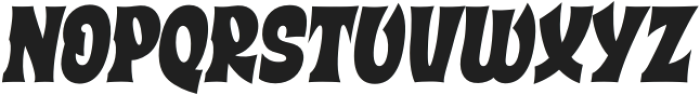 BigTiki-Italic otf (400) Font UPPERCASE