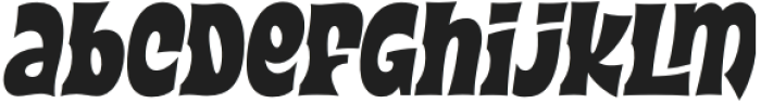 BigTiki-Italic otf (400) Font LOWERCASE