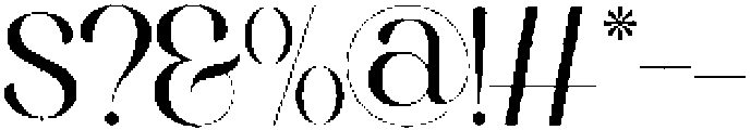 Bigalfia Regular otf (400) Font OTHER CHARS