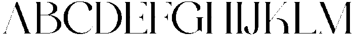 Bigalfia Regular otf (400) Font UPPERCASE
