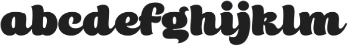 Bigball Regular otf (400) Font LOWERCASE