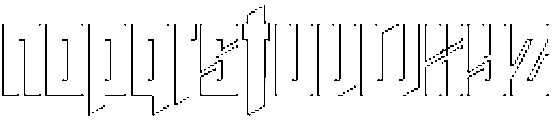 Bigbrother Outline otf (400) Font LOWERCASE