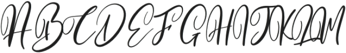 Bigby otf (400) Font UPPERCASE