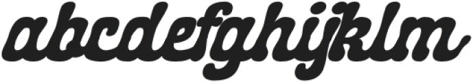 Bigdate Regular otf (400) Font LOWERCASE