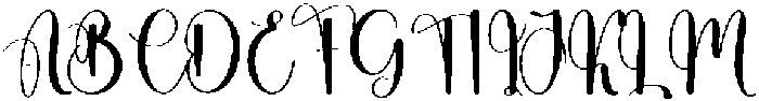 Bigdream Regular otf (400) Font UPPERCASE