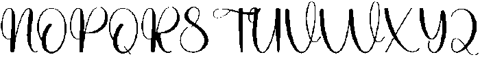 Bigdream Regular otf (400) Font UPPERCASE