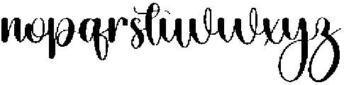 Bigdream Regular otf (400) Font LOWERCASE