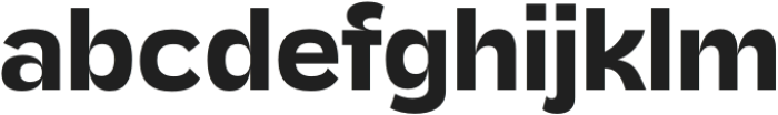 Bigek Bold otf (700) Font LOWERCASE