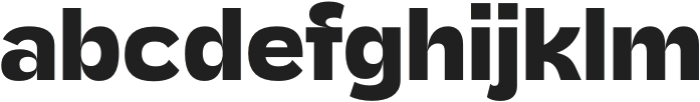 Bigek Extrabold otf (700) Font LOWERCASE