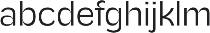 Bigek Light otf (300) Font LOWERCASE