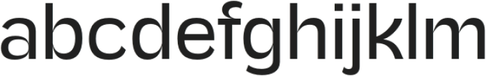 Bigek Regular otf (400) Font LOWERCASE