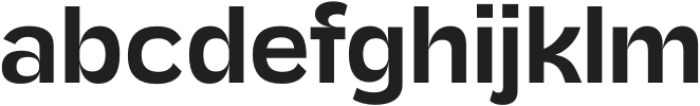 Bigek Semibold otf (600) Font LOWERCASE