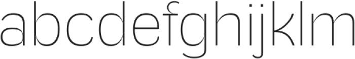 Bigek Thin ttf (100) Font LOWERCASE